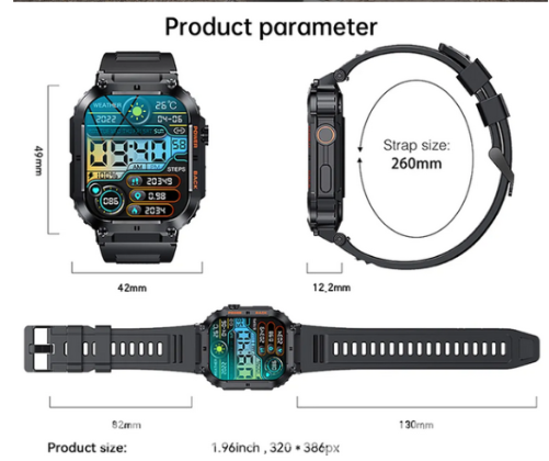 Smart Watches K57 Pro Men Bluetooth